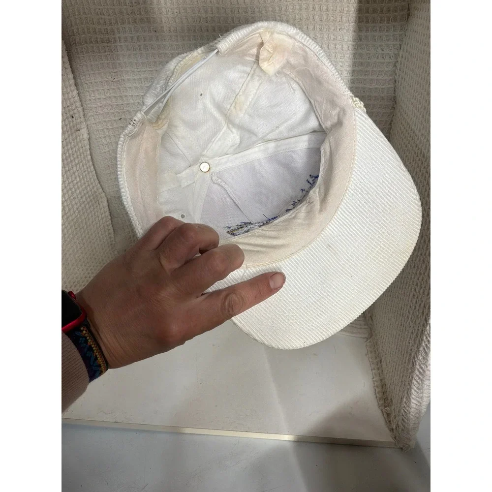 Nautical Mens Unbranded Alaska Marine Hwy MV Columbia Hat OS White